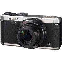 Pentax MX-1 Compact Digital Camera, Black and Silver
