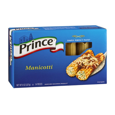 Prince Enriched Macaroni Product Mancicotti - 14 CT