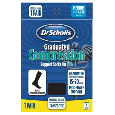 Dr. Scholl's Moderate Support Sock for Men Medium