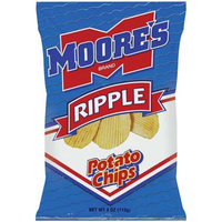 Moore's: Ripple Potato Chips, 4 Oz