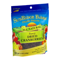 SunRidge Farms Dried Fruits Fancy Dried Cranberries