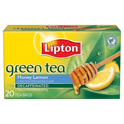 Lipton® Decaffeinated Honey Lemon Green Tea