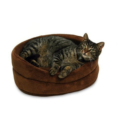 Petmate 16-Inch Oval Terry Bed, Colors May Vary