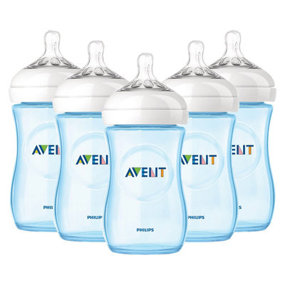 Philips Avent BPA Free Classic 9 Ounce Polypropylene Bottles, 5-Pack