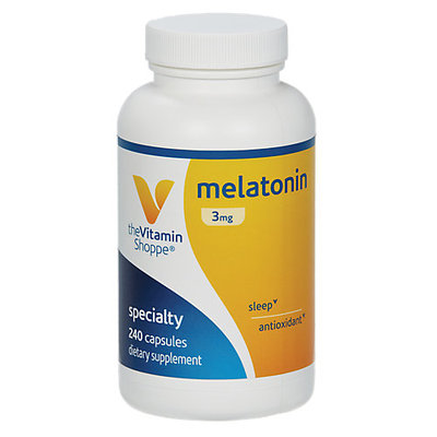 Vitamin Shoppe Melatonin 3 MG - 240 Capsules - Other Supplements