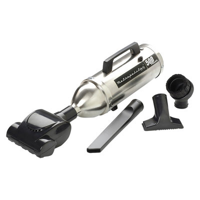Metropolitan Vacuum Professionals Vac & Go with Turbine Brush Silver