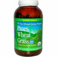 Pines International Organic Wheat Grass 500 mg 100 Tablets