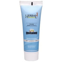 Herbal Destination Facial Scrub, Deep Cleansing Pore Cleanser, Triphala and Pearls based Face Wash; 3.52 Ozs