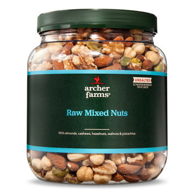 Archer Farms Unsalted Raw Mixed Nuts 30 oz