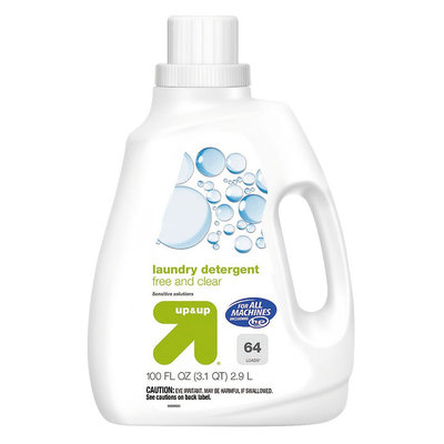 up & up Liquid Laundry Detergent - Free & Clear - 100 oz