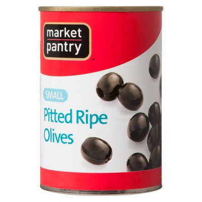 Market Pantry Small Pitted Black Olives 6 oz