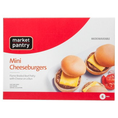 Market Pantry Mini Cheeseburgers 6 Count