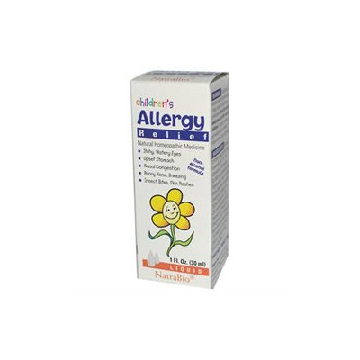 NatraBio Children's Allergy Relief - 1 fl oz