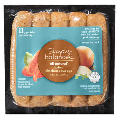 Simply Balanced All Natural Italian Chicken Sausage 12 oz