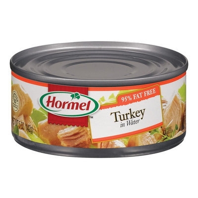 Hormel White & Dark Chunk Turkey, 5 oz Cans, 12 pk