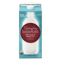 Simply Balanced DHA Omega-3 Organic Whole Milk .5 gal
