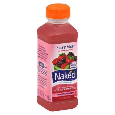 Naked All Natural Berry Blast 100% Juice Smoothie 15.2 oz