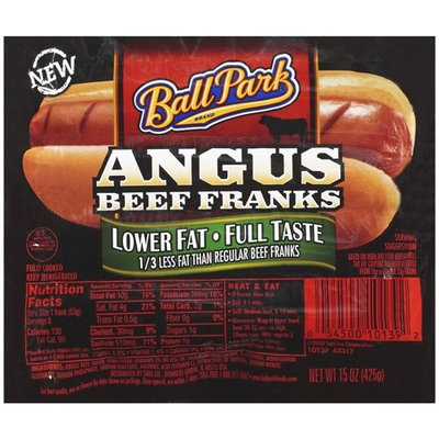 Ball Park: Angus Beef Franks, 15 Oz