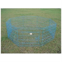 Bestpet 42 Blue Pet Dog Cat Play Exercise Pen Fence w/Case 4U