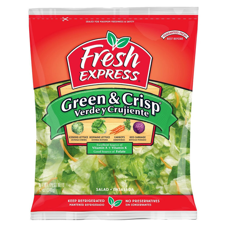 Fresh Express Early Harvest Green & Crisp Lettuce Blend 12 oz Reviews 2019