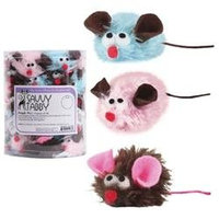 Savvy Tabby Snuggle Mice Canister - 48 Pieces
