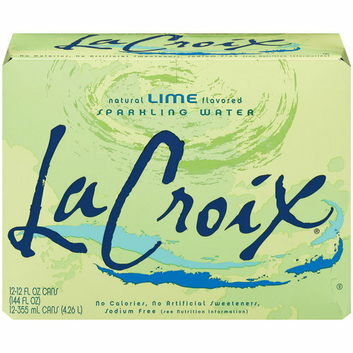 La Croix Natural Lime Sparkling Water