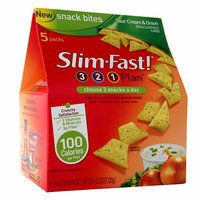 SlimFast 3.2.1 Plan Sour Cream & Onion Snack Bites