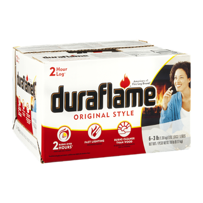 Duraflame Original Style 2 Hour Log - 6 CT