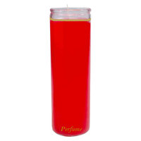 Continental Candle Red Jar Candle, Unscented