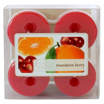 Pacific Trade Home Scents Mandarin Berry Wax Votive Candle 4-pk.