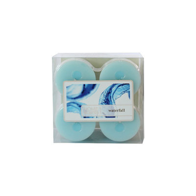 Threshold Waterfall Hand-Poured Wax Votive Candle 4-pk.
