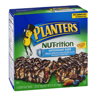Planters NUT-rition Antioxidant Bars Almonds, Blueberries & Dark Chocolate
