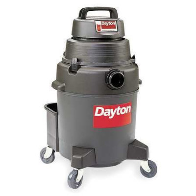 DAYTON 4YE68 Wet/Dry Vacuum, 2 HP, 10 gal, 120V