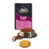 Nutri-source Chicken and Rice Cat/Kitten Food Size: 6.6-lb bag