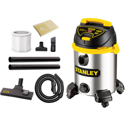 Stanley 8 Gallon Wet/Dry Vacuum - Silver