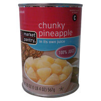 Market Pantry Chunky Pineapple 20 oz