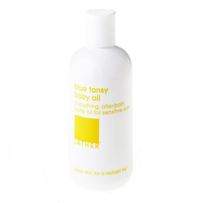 Lather HER Blue Tansy Baby Oil, 8.5-Ounce Bottle