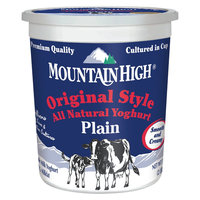Dean Foods Mountain High All Natural Original Plain Yoghurt 32 oz