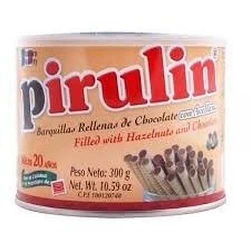 Pirulin Wafer Filled with Hazelnut and Chocolate