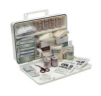 MEDI-FIRST 3JNL3 First Aid Kit, Bulk, White,25 Pcs,100 Ppl