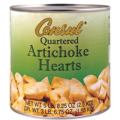 Roland Consul Quartered Artichoke Hearts, 5.5-Pounds Cans (Pack of 2)
