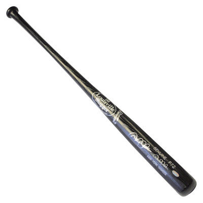 Mlb New York Yankees Derek Jeter Autographed Game Model Bat