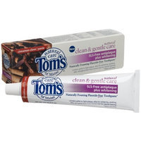 Tom's OF MAINE Natural Clean and Gentle SLS-Free Anticavity plus Whitening Cinnamon Clove Toothpaste