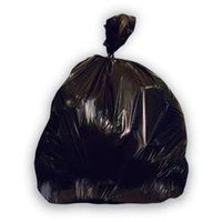 JAGUAR PLASTICS Low-Density Can Liner 45-Gallon, 0.50 Mil in Black