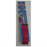 Hamilton Pet Company - Nylon Lead With Snap Carded- Raspberry .63inchx6foot - C B SLF 6RS
