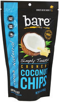 Bare Fruit - 100 Natural Crunchy Coconut Chips Simply Toasted - 1.4 oz.