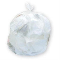JAGUAR PLASTICS Nonperforated Coreless Can Liner 30-Gallon, 8 Micron in Clear