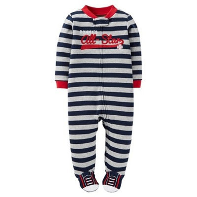 Just One Youâ¢Made by Carter's® Newborn Boys' Sleep N Play - Blue/Light Heather Grey