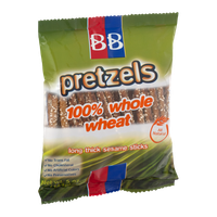 BB Pretzels 100% Whole Wheat Sesame