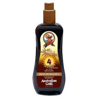 Australian Gold Sunscreen Spray Gel with Instant Bronzer SPF 4 - 8 oz
